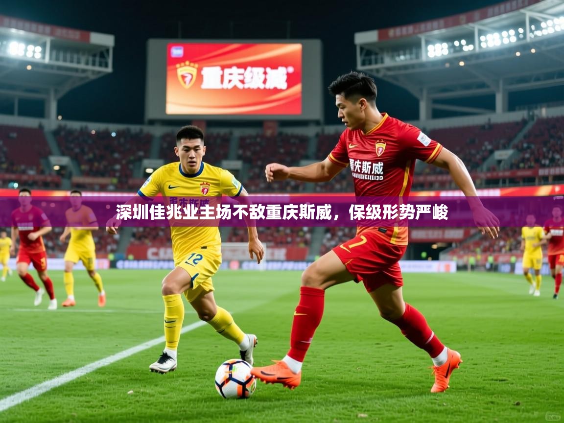 2025九游娱乐app是不莱梅的赞助商深圳佳兆业主场不敌重庆斯威,保级形势严峻 第2张