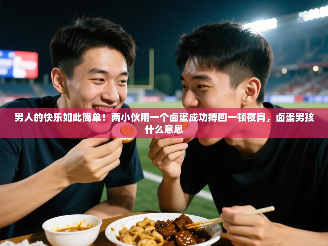 2025九游电子娱乐网站男人的快乐如此简单!两小伙用一个卤蛋成功搏回一顿夜宵,卤蛋男孩什么意思 第4张