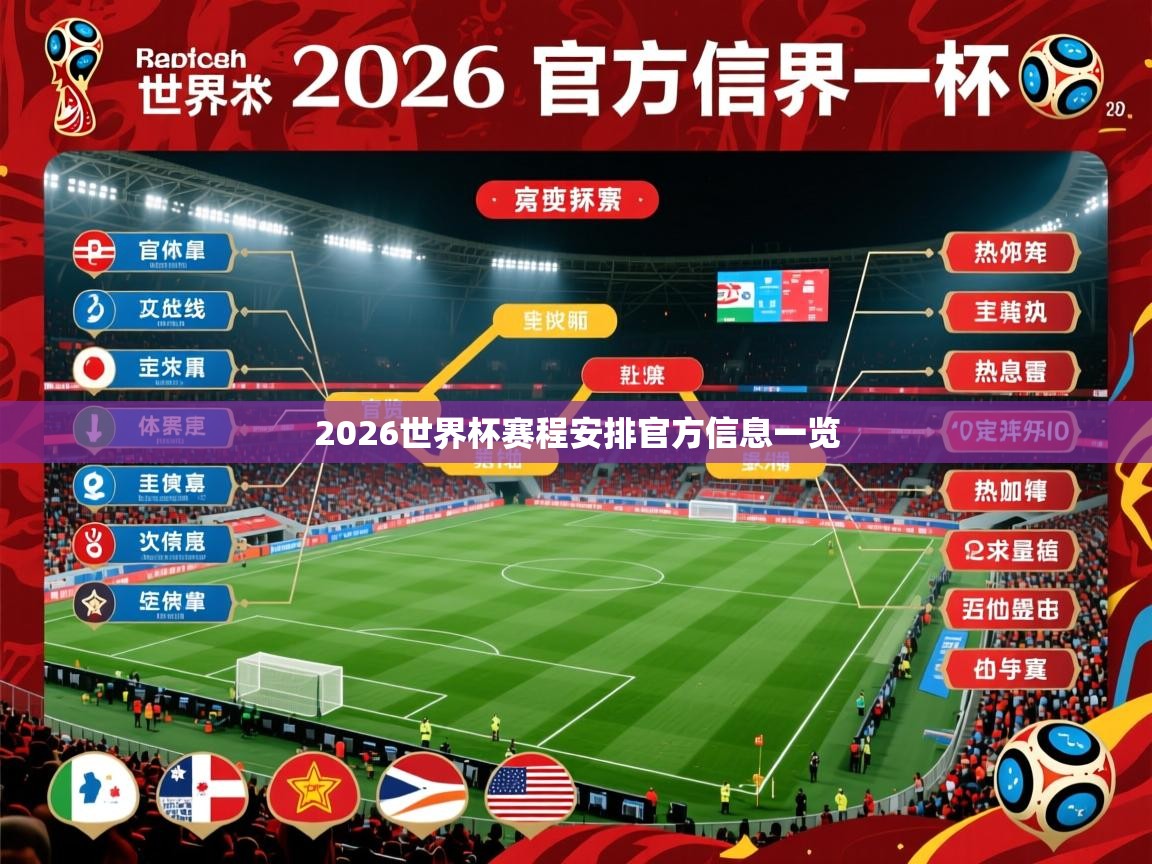 2026九游娱乐官网入口官方正版2026世界杯赛程安排官方信息一览 第3张