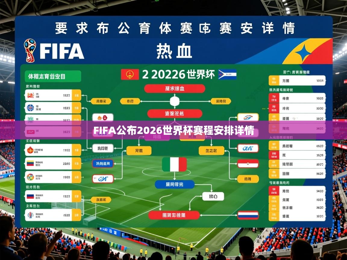 2026九游娱乐官网FIFA公布2026世界杯赛程安排详情